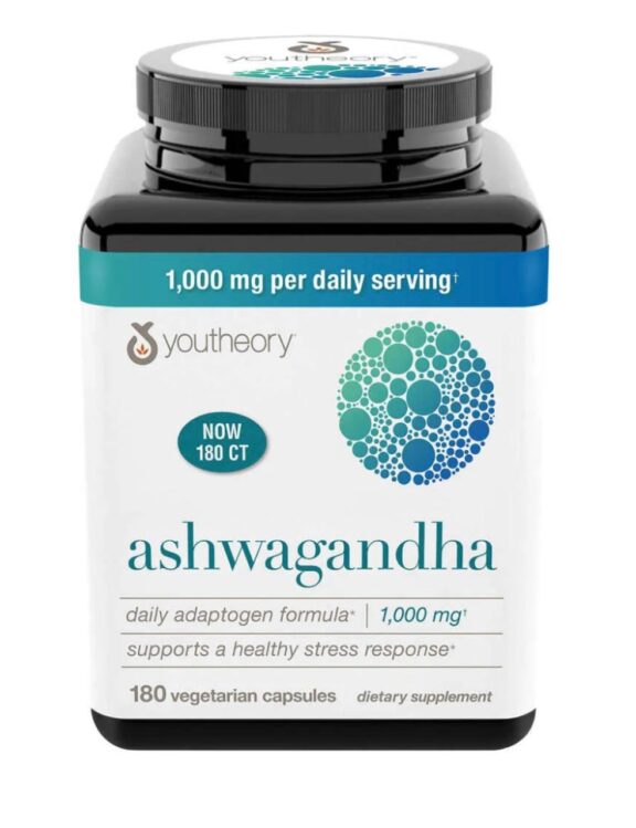 YOUTHEORY ASHWAGANDHA 180 CAPSULAS